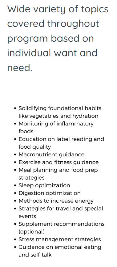 Dallas functional medicine nutritionist health coach macronutrient sleep stress digestion