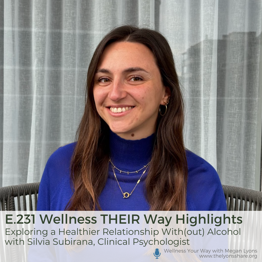 Exploring a Healthier Relationship With(out) Alcohol with Silvia Subirana, Clinical Psychologist
