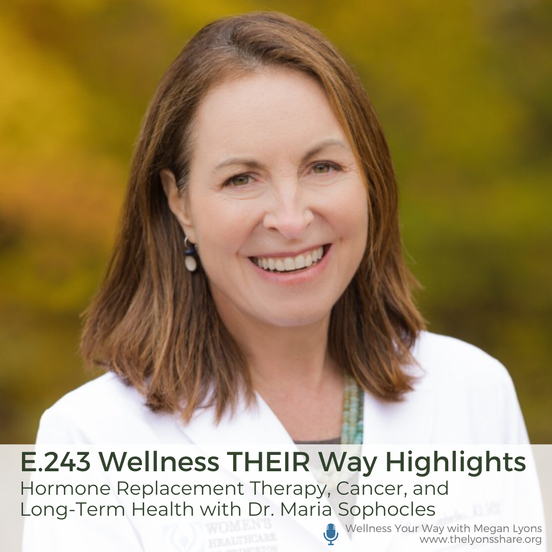 Hormone Replacement Therapy, Cancer, and Long-Term Health with Dr. Maria Sophocles